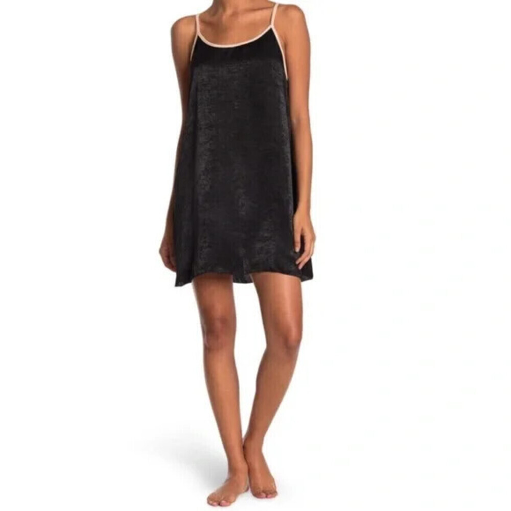 Cozy Rozy Slip Sleeveless Nightgown In Green Size M
